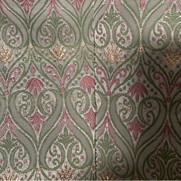 Isabel Ardee Designer Jaquard Spaghetti Strap Sheath Dress Celery Green Size 6 - Picture 5 of 9